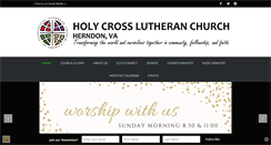 Desktop Screenshot of holycrosslutheranchurch.net